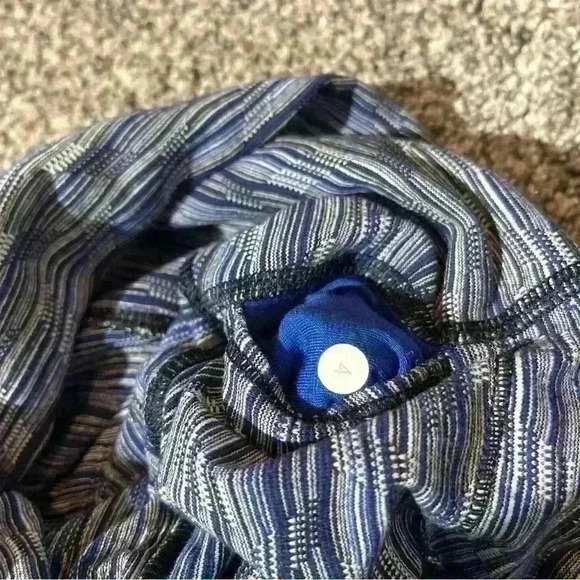 Lululemon Wunder Under Space Dye Twist Sapphire Leggings Size 4 Crop - Picture 8 of 10